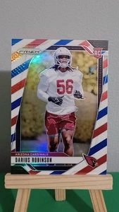 2024 Panini Prizm Red White & Blue Prizm #325 Darius Robinson Rookie Cardinals - Picture 1 of 8