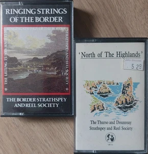 2 x STRATHSPEY & REEL SOCIETY Albums NORTH OF HIGHLANDS & RINGING STRINGS BORDER - Picture 1 of 3