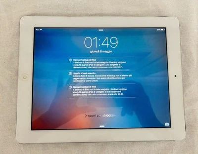 Apple iPad 2a Generazione 9.7" 16GB Wi-Fi Tablet - Silver - Immagine 1 di 4