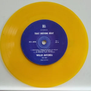 Willie Mitchell - That Driving Beat, 7", (Yellow Vinyl) - Picture 1 of 4