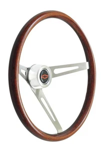 GT Performance 36-5459 Steering Wheel GT Retro Wood Dark Finish - Picture 1 of 1