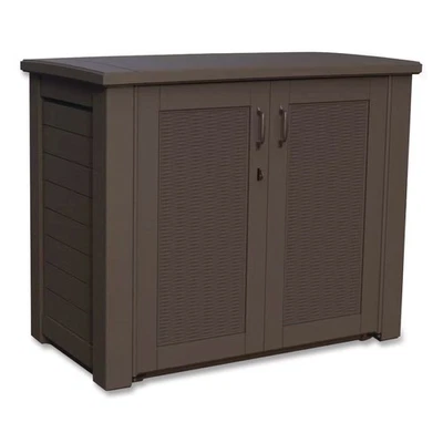 Rubbermaid 1889849 4 ft. x 2 ft. x 3 ft. Bridgeport Cabinet - Black Oak New - Image 1 of 4
