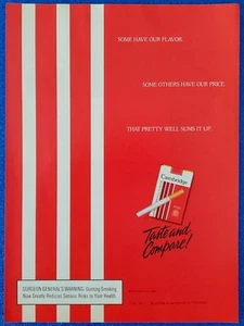 1990 CAMBRIDGE CIGARETTE CLASSIC PRINT AD MANUFACTURED BY PHILIP MORRIS USA - Picture 1 of 1