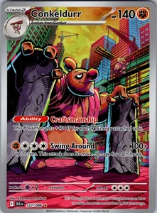 Conkeldurr Illustration Rare SV: Black Bolt 127/086 NM - Picture 1 of 2