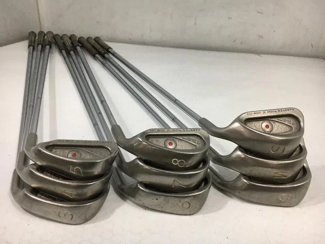 Ping EYE2 Stainless Iron Set 3-9,P,S RH Original Steel UNI Flex Red Dot 9pc 2702 - Image 1 of 4