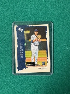 2021 Panini Diamond Kings - Short Print Tarik Skubal #132 Artist Proof Blue (RC) - Image 1 of 2