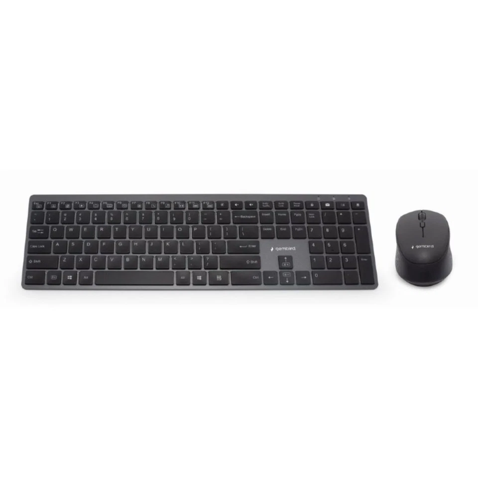 Tastiera GEMBIRD KBS-ECLIPSE-M500-ES Nero Qwerty in Spagnolo - Immagine 1 di 1