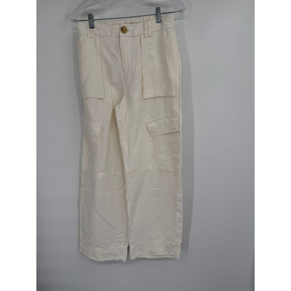 カーゴパンツ Vince Cotton and linen cargo trousers Vince Linen Cargo Pants for Women for sale | eBay