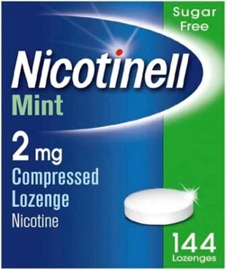 Nicotinell Nicotine Lozenge, Quit Smoking Aid, Sugar Free Mint Flavour, 2 mg, 1 - Picture 1 of 8