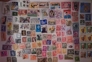 Briefmarken Weltweit Lot Sammlung unausgesucht FOTOS ALLE - Bild 1 von 10