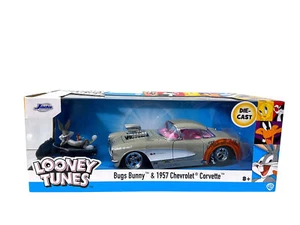 2022 Jada Looney Tunes Bugs Bunny 1957 Chevrolet Corvette - Picture 1 of 5