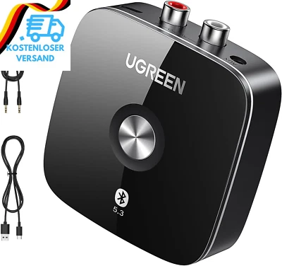 BESUCHE DEN UGREEN-STORE UGREEN Bluetooth 5.3 Adapter Stereoanlage Mit 3.5Mm RCA Buchse Bluetooth Aux Ada