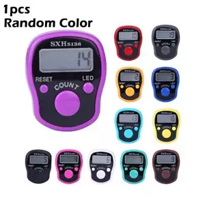 Digital Finger Tally Counter Hand Held Knitting Row counter CLICKER - Picture 1 of 11