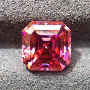 0.5-4ct Pink Assche Loose Moissanite Stone With GRA Certificate DIY for Jewelry - Picture 1 of 8