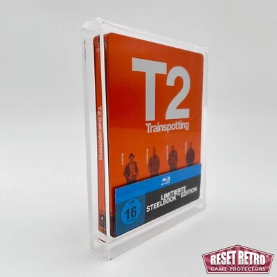 RESET RETRO Acryl Case passend für Blu-ray Steelbook UV-Schutz Hülle box protector Filme