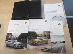 VW GOLF GTI GTD R HANDBOOK OWNERS MANUAL 2014-2019 INC SAT NAV - Picture 1 of 1