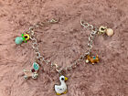 Baby Charm Bracelet - Silver Plated & Colour Charms - Great Gift  & Gift Bag ??