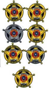 Willacy County Texas, Sheriff, Deputy Corrections, Investigator 7 different - Bild 1 von 7