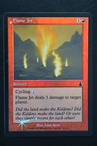 Magic The Gathering MTG FLAME JET FOIL Urza's Destiny MP Moderately Played - Picture 1 of 2