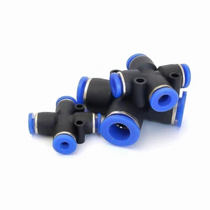 4mm-12mm Pneumatic Equal Cross Union Push In Fitting Quick Connect for Air Tube - Picture 1 of 11