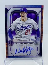 WALKER BUEHLER 2022 TRIBUTE PURPLE SIGNATURE ON CARD AUTO SP /50 DODGERS