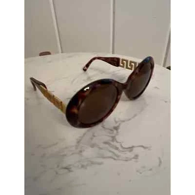 Vintage -Gianni Versace 1995 Vintage Gold Meander Sunglasses  - Image 1 of 4