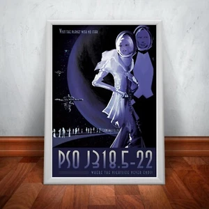 Vida nocturna - impresión de póster de la NASA. A3 A2 A1 tallas grandes - Imagen 1 de 2