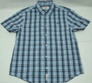 PENGUIN MENS SHIRT SHORT SLEEVE COTTON SIZE L VGC ..s - Picture 1 of 5