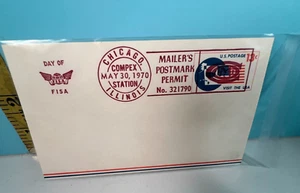 May 20 1970 First Day issue 13 cent Airmail Chicago Ill Posted Envelope. - Picture 1 of 1