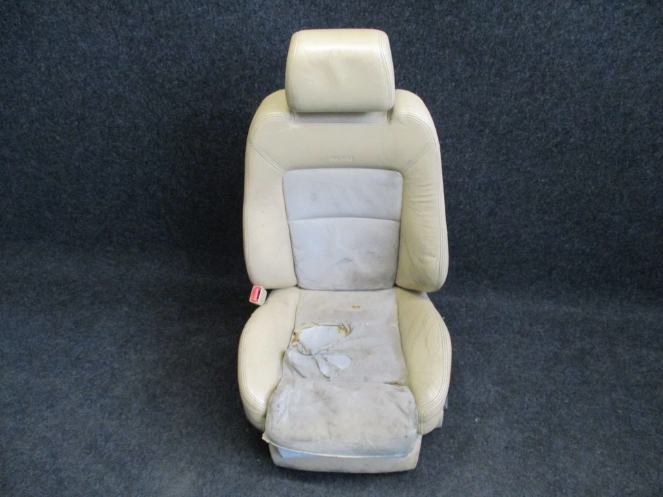 LEDER RECARO Fahrersitz VW Passat 3BG Sitz Ausstattung LEDER ALCANTARA beige  - Bild 1 von 4
