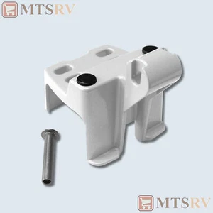 Dometic A&E Replacement Top Bracket w/Rivet - Sunchaser - White - #3308106.000B - Picture 1 of 3