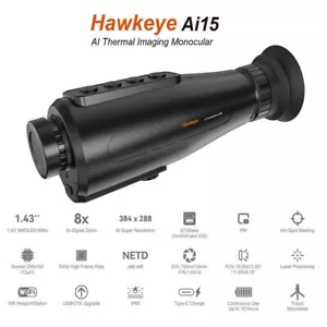 Thermal Imager AI 384*288 50Hz Thermal Night Vision Hunting Monocular 8X Zoom AU - Picture 1 of 24