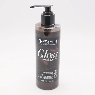TRESemme Gloss Dark Brunette Color Depositing Conditioner 7.7oz/228g (Brown) - Image 1 of 4