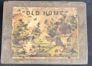 Antique Old Home Paper Label Lithograph Tin A Hoen & Co Ginger Spice Box - Picture 1 of 13