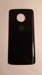 Copribatteria Motorola Moto G6 XT1925 Nero-Argento Originale con Logo e Adesivo - Foto 1 di 2