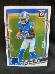 2023 Panini Donruss Optic Jahmyr Gibbs RC #236 Lions - Picture 1 of 2