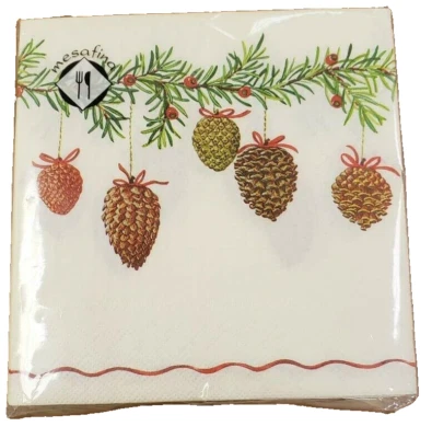 Mesafina GUIRNALDA ENCANTADORA 40 unidades servilletas de almuerzo de papel piña de Navidad Foto 1 de 2