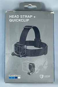 GoPro - Head Strap and QuickClip - Black -Fits All HERO Cameras Brand New! - Picture 1 of 6