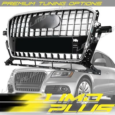 🔥🔥For 2013-2015-2017 Audi Q5 Chrome Front Bumper Grille Replacement Radiator — 第 1/4 张图片