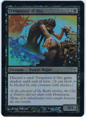 FOIL Trespasser ilVec Time Spiral Common – MTG Magic the Gathering Card - Image 1 of 2