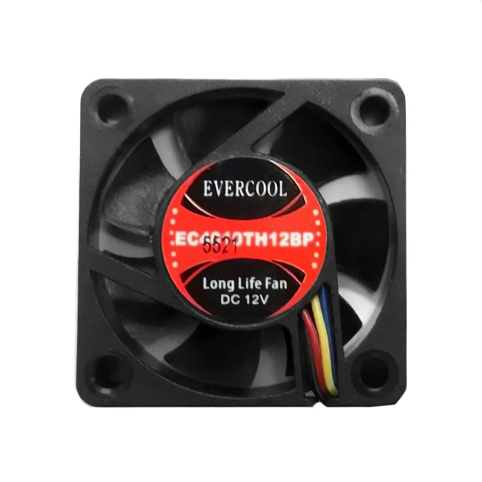 Evercool 40mm x 10mm EC4010TH12BP 12V Computer Case Cooling Fan 4-Pin PWM - Image 1 of 1