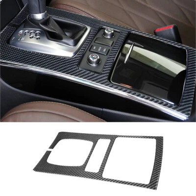 Cubierta de cuadro de cambio de marchas de fibra de carbono para Infiniti FX 2009-13/QX70 2014-2017 Foto 1 de 4