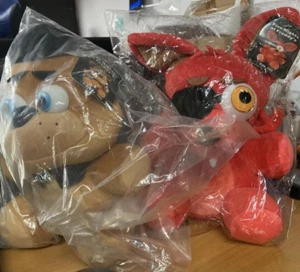 Generic FNAF Foxy and Freddy Plush 11 Inch NWT USA SELLER - Picture 1 of 1