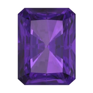 Piedra de nacimiento de febrero de amatista púrpura natural VVS1 corte radiante de 1 a 2,5 quilates - Imagen 1 de 11
