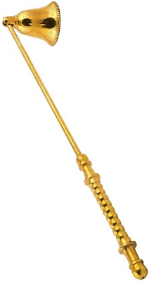 Brass Candle Snuffer 30cm Fire Extinguisher Solid Brass Tea Light Handle Cover - Image 1 of 4