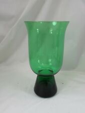 Vintage Emerald Green Glass Chalice Vase 52102 