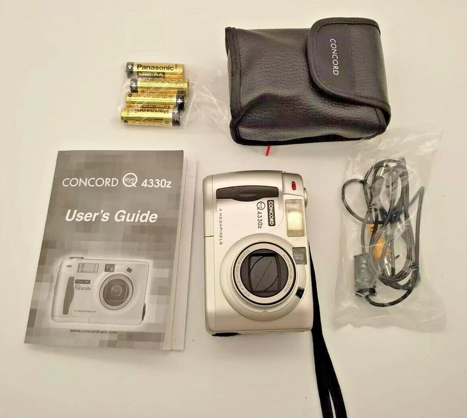 📷 Concord Eye Q 4330z Digitalkamera Vintage mit Originalkarton und Zubehörpaket - Bild 1 von 4