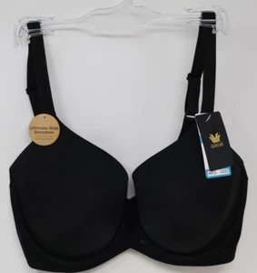 Wacoal 30DDD Women's Ultimate Side Smoother Contour Bra Black NWT - Picture 1 of 13