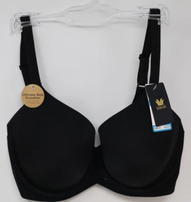 Wacoal 30DDD Women's Ultimate Side Smoother Contour Bra Black NWT - Image 1 of 4