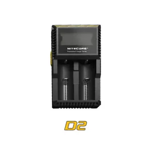 NiteCore D2 Digicharger Li-ion Ni-MH Ni-Cd LiFePO4 AA LCD Charger - Picture 1 of 2